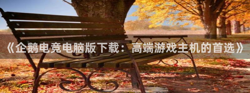ky电竞：《企鹅电竞电脑版下载：高端游戏主机的首选》